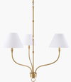 The Johanna Chandelier, by Surya, 32" length x 32" width x 22" height thumbnail
