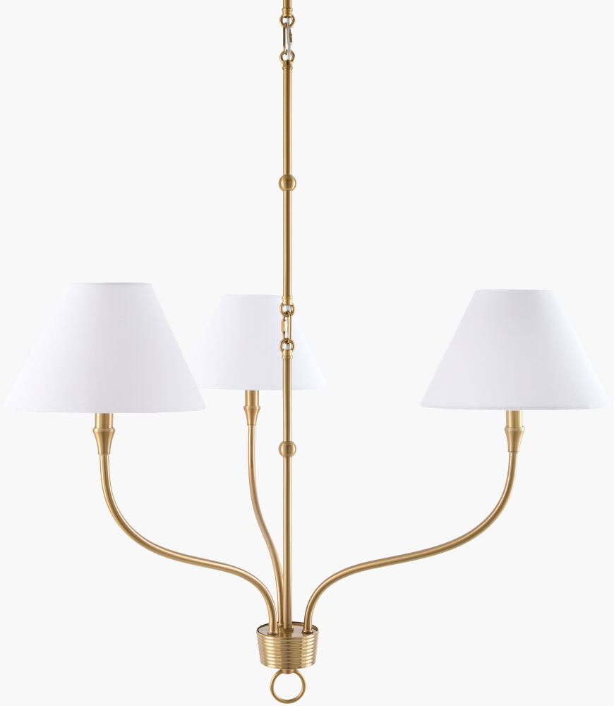 The Johanna Chandelier, by Surya, 32" length x 32" width x 22" height