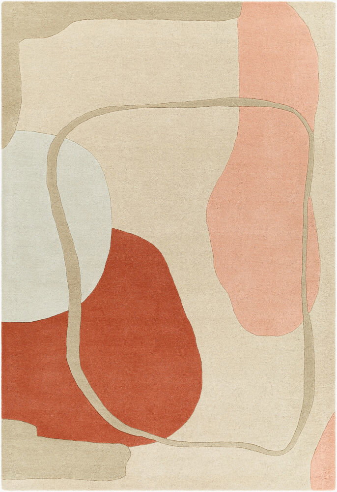 Queens Handmade Rug, by Surya, 1'6" length x 1'6" width