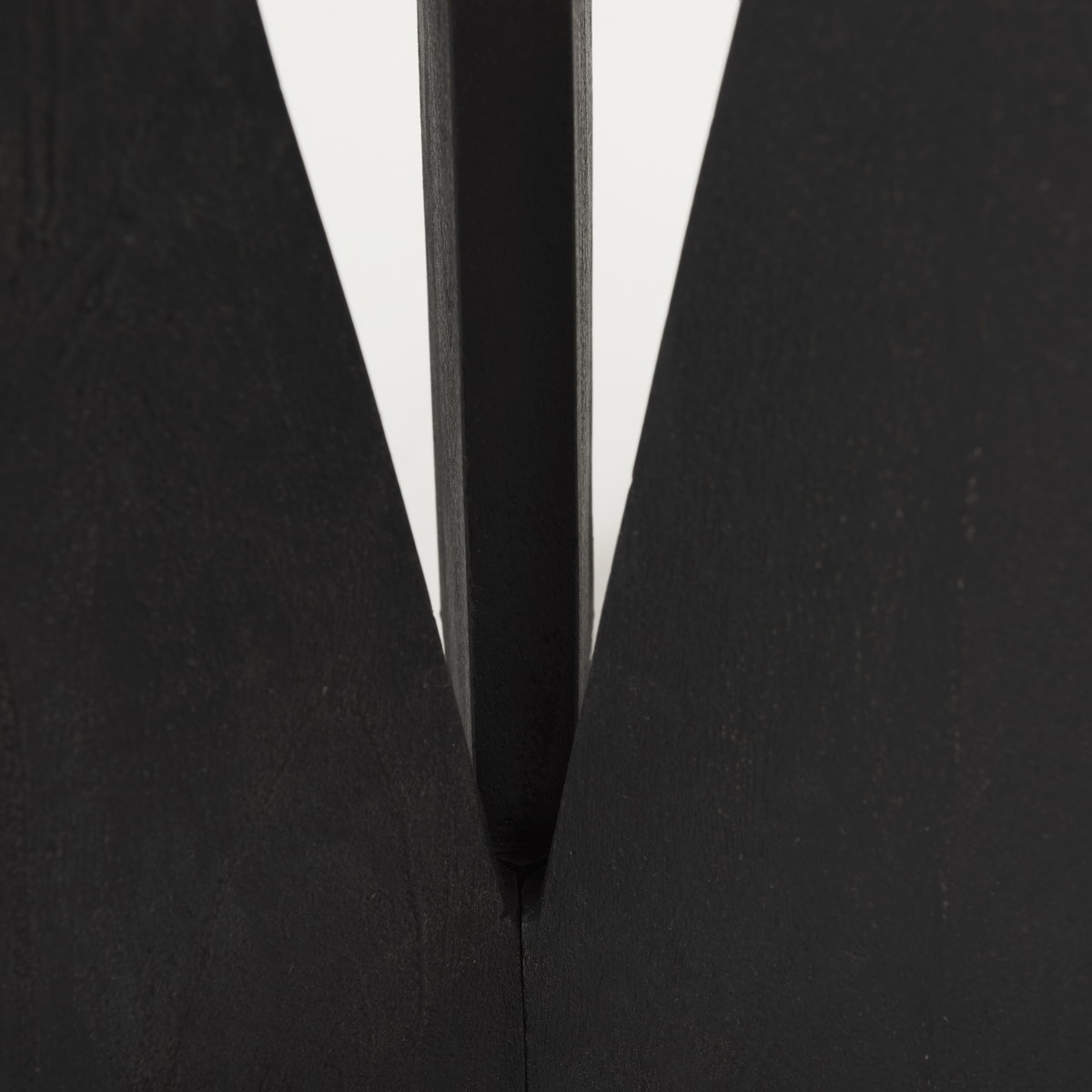 Mattius Black Wood Accent Table, Side & End Table by Mercana, 18" length x 18" width x 22.5" height View 11