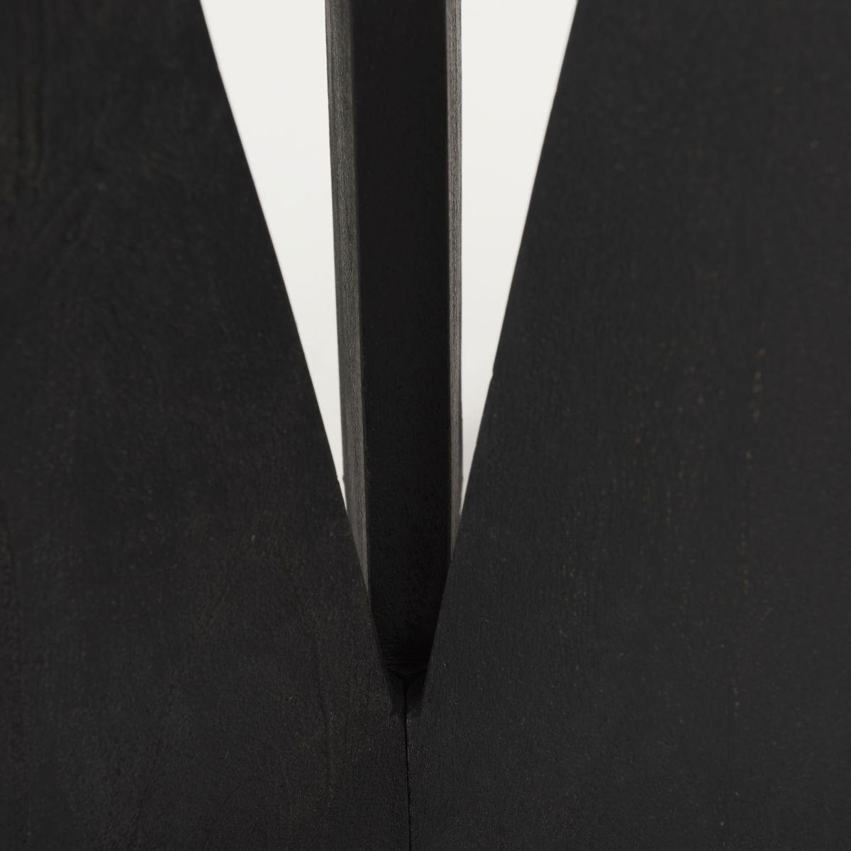Mattius Black Wood Accent Table, Side & End Table by Mercana, 18" length x 18" width x 22.5" height View 12