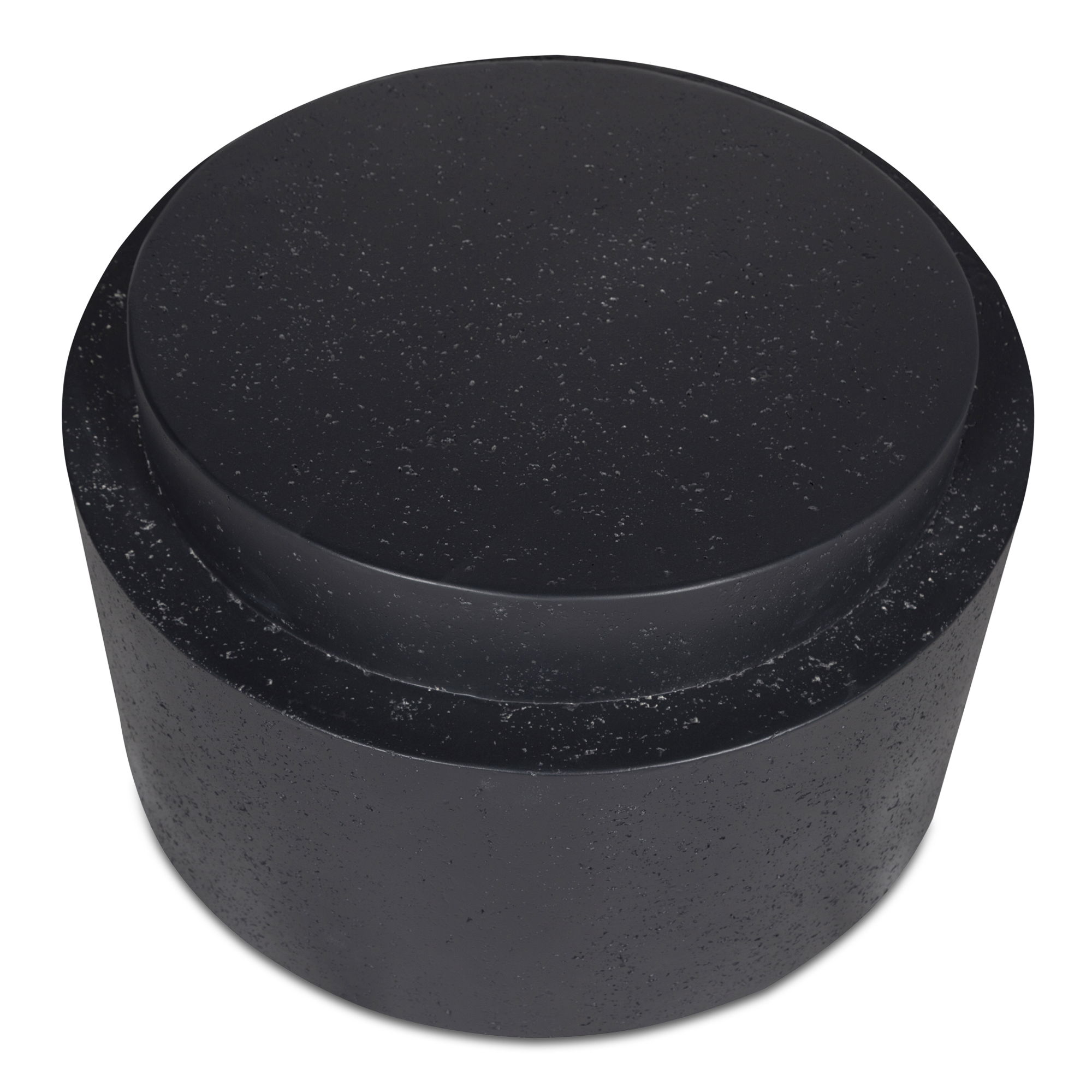 Cosmo Outdoor Accent Table Black, Side & End Table by Moe's Home, 25" width x 17.5" height x 25" depth View 4