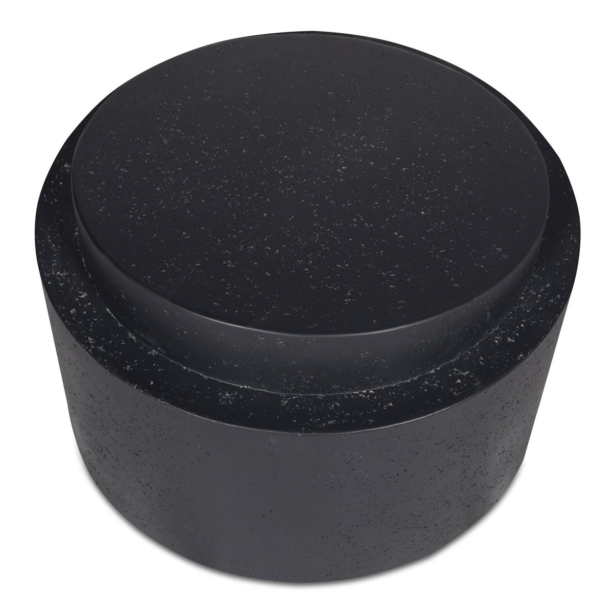 Cosmo Outdoor Accent Table Black, Side & End Table by Moe's Home, 25" width x 17.5" height x 25" depth View 4