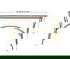 Alayna Gold Console Table thumbnail 2
