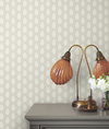 Leaf Pendant Grey Wallpaper, by York Wall, 27' length x 2'3" width x 0.02" depth thumbnail 2