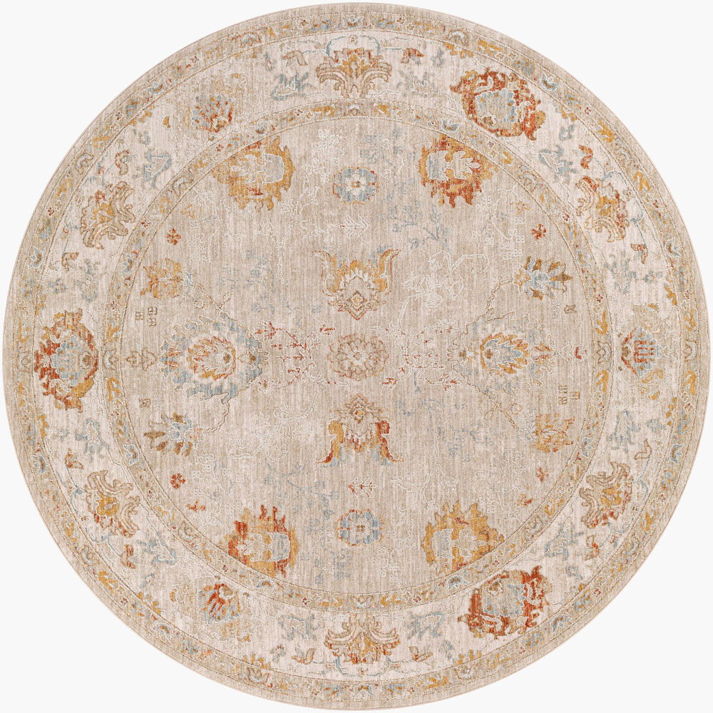 Avant Garde Machine Woven Rug, by Surya, 6'6.74" length x 6'6.74" width
