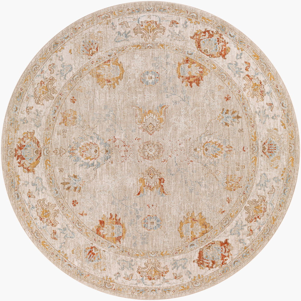 Avant Garde Machine Woven Rug, by Surya, 6'6.74" length x 6'6.74" width