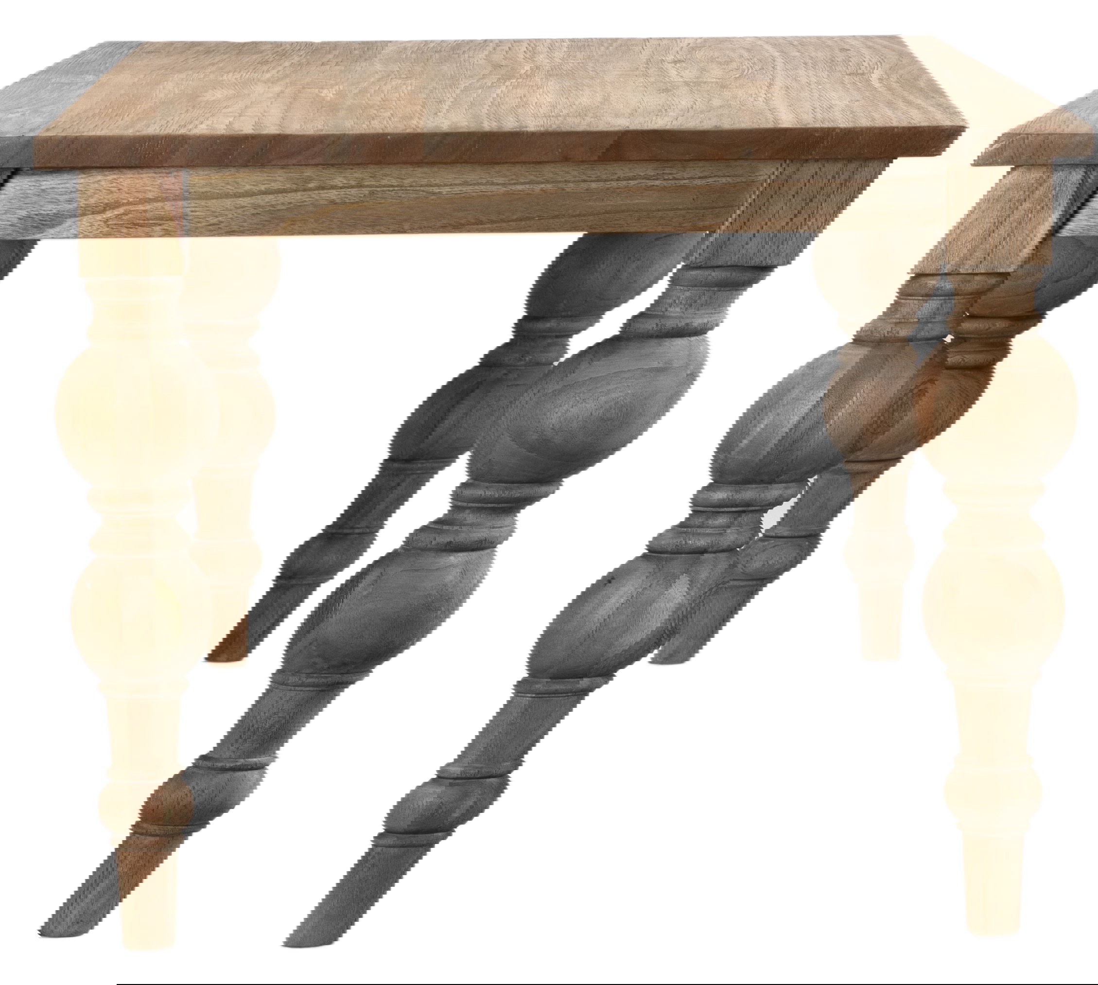 Campbell Dining Table 78', by Dovetail, 78.35" width x 30.5" height x 39.4" depth View 2