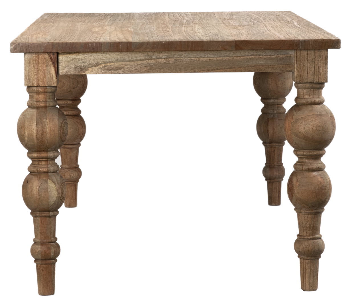 Campbell Dining Table 78', by Dovetail, 78.35" width x 30.5" height x 39.4" depth View 2