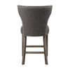 Arnaud Charcoal Counter Stool, Furniture by Uttermost, 23" width x 39" height x 26" depth thumbnail 6