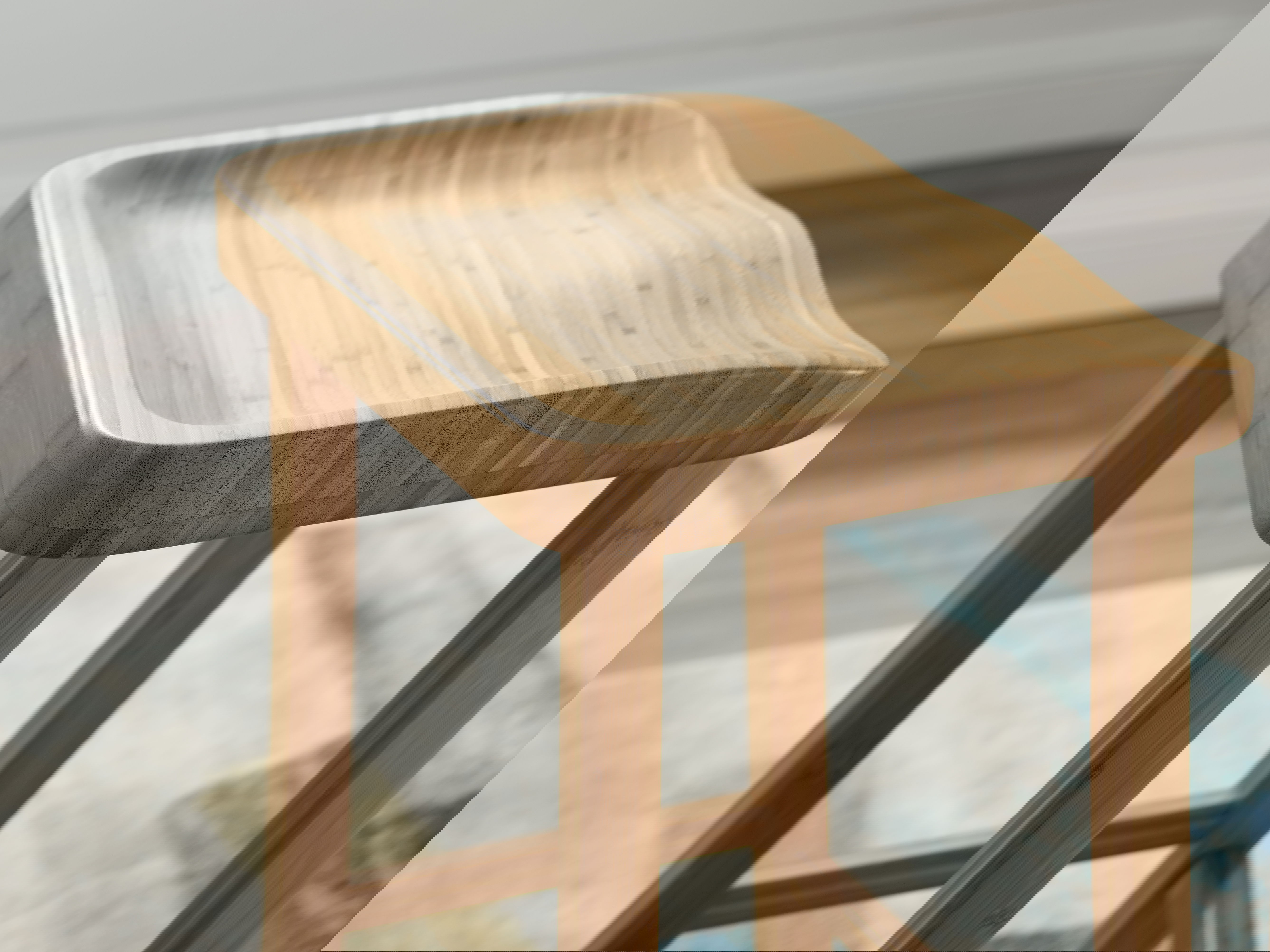 Tulip Counter Height Stool, Caramelized, (Set of 2), Counter & Bar Stool by Greenington, 18" length x 14" width x 26" height View 5