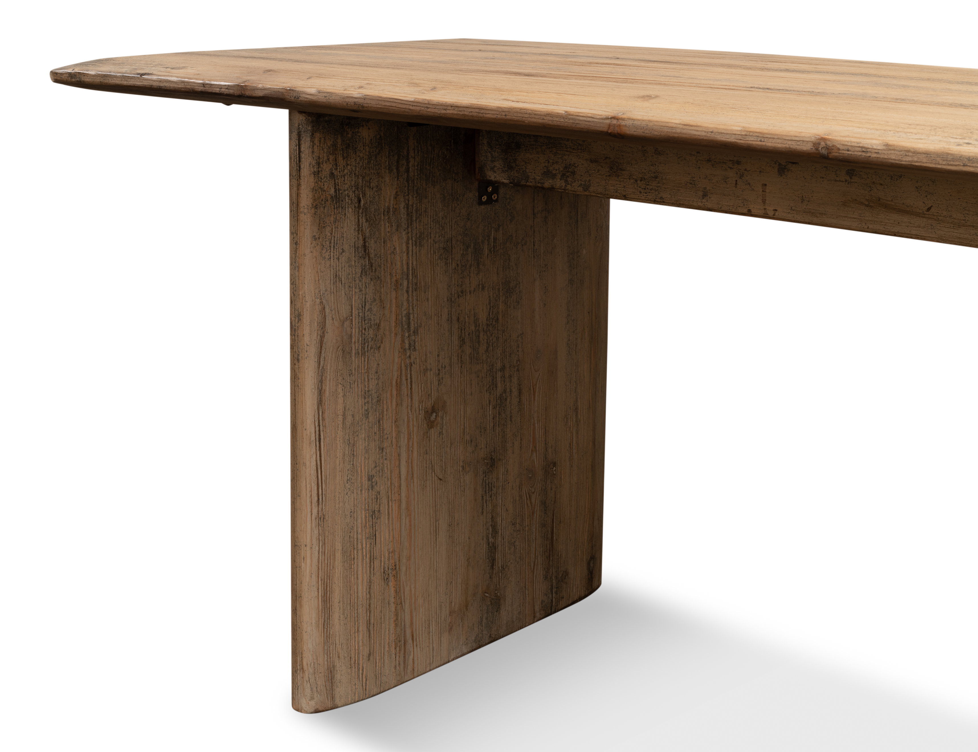 Andre Dining Table, Natural, by Sarreid, 79" length x 31" width x 31" height View 6