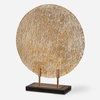 Layan Art Glass Charger, Plate by Uttermost, 17.5" width x 21" height x 5" depth thumbnail 1