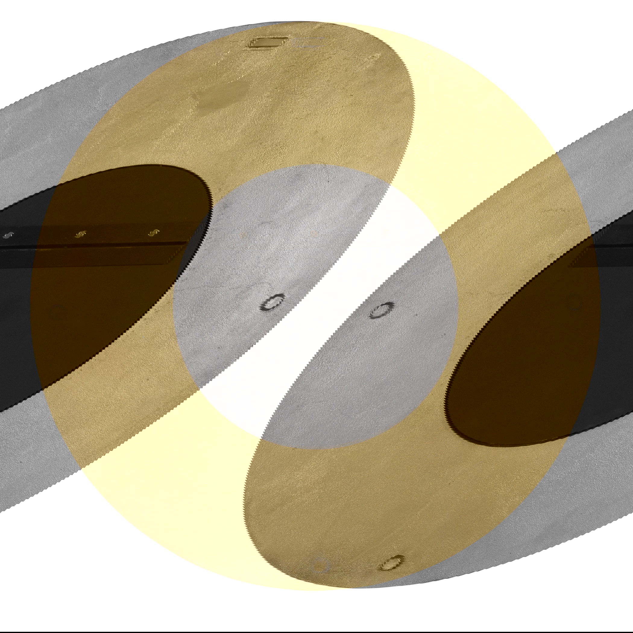 Axel Round Brass Mirror, by Uttermost, 30" width x 30" height x 1.5" depth View 8