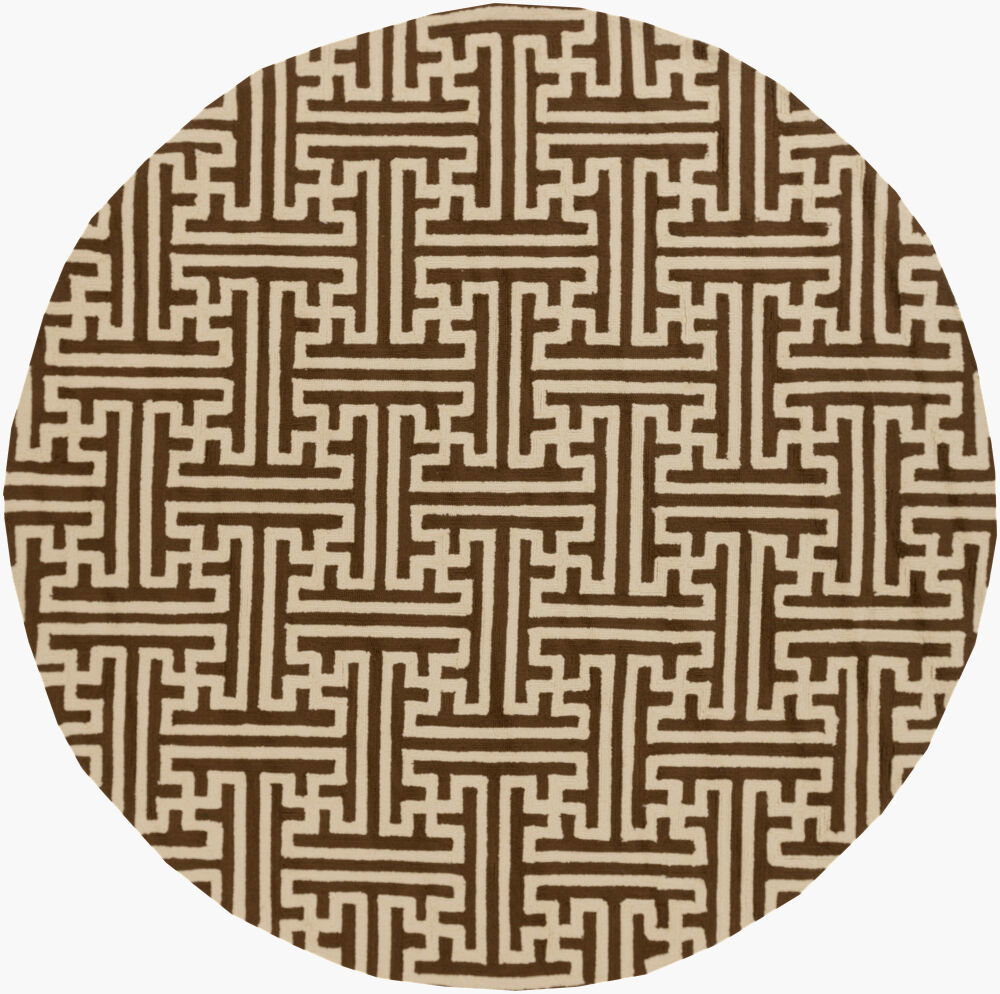 Rain Handmade Rug, by Surya, 8' length x 8' width