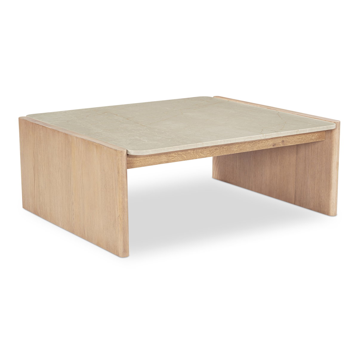 Lane Coffee Table Natural, by Moe's Home, 41" width x 16" height x 39" depth View 2
