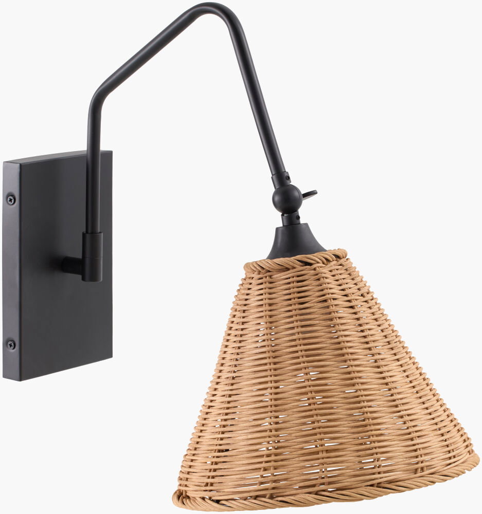 Semilla Wall Sconce, by Surya, 14" length x 9" width x 14" height