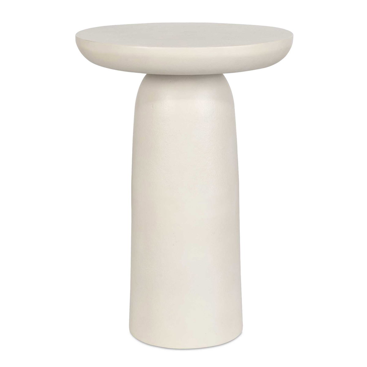 Joppa White Outdoor Accent Table, Outdoor Table by Uttermost, 1'3" width x 1'9" height x 1'3" depth View 1