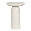 Joppa White Outdoor Accent Table, Outdoor Table by Uttermost, 1'3" width x 1'9" height x 1'3" depth thumbnail 1