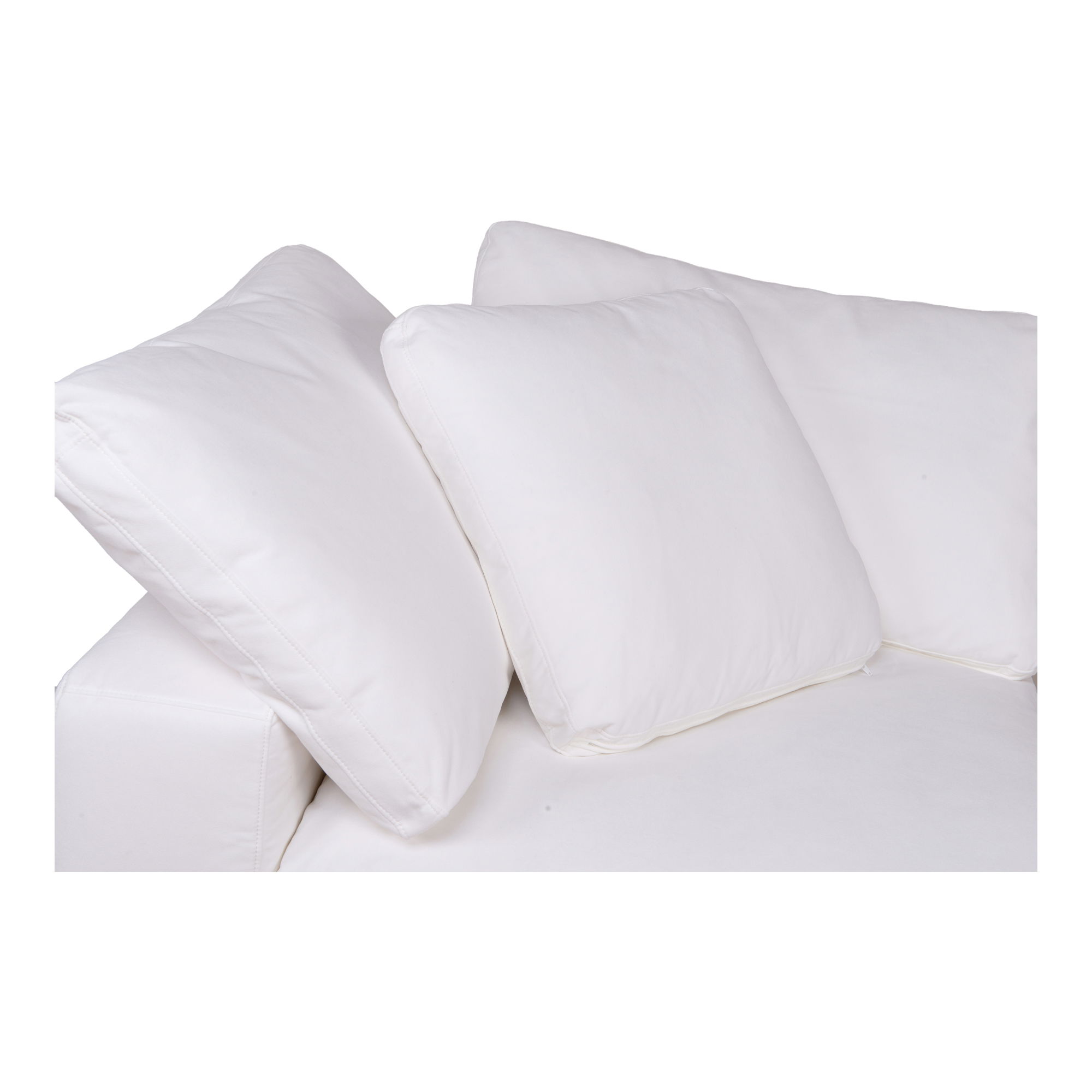 Clay Corner Chair Cream White large image 