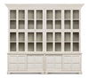 Glass Front Bookcase, Shelving & Bookcase by Sarreid, 121" length x 22" width x 106" height thumbnail 2
