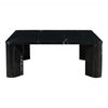 Segment Coffee Table Jetty Black, by Moe's Home, 35.5" width x 13" height x 35.5" depth thumbnail 1