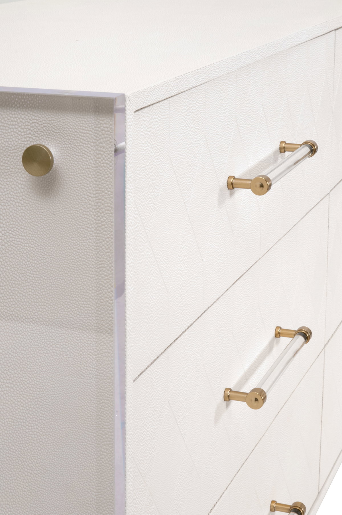 Sonia Shagreen 6-Drawer Double Dresser, by Essentials for Living, 62.25" width x 34" height x 19.5" depth View 6