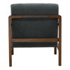 Jordi Occasional Chair Blue, Accent Chair by Dovetail, 29.5" width x 35.2" height x 39" depth thumbnail 4