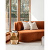 Yoon 2 Seat Sofa Left Rust, Sofas & Sectional by Moe's Home, 59.5" width x 32.25" height x 35.5" depth thumbnail 6