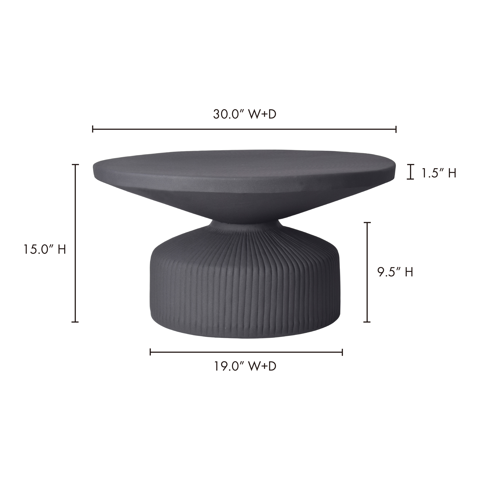 Yoli Coffee Table Black large image 