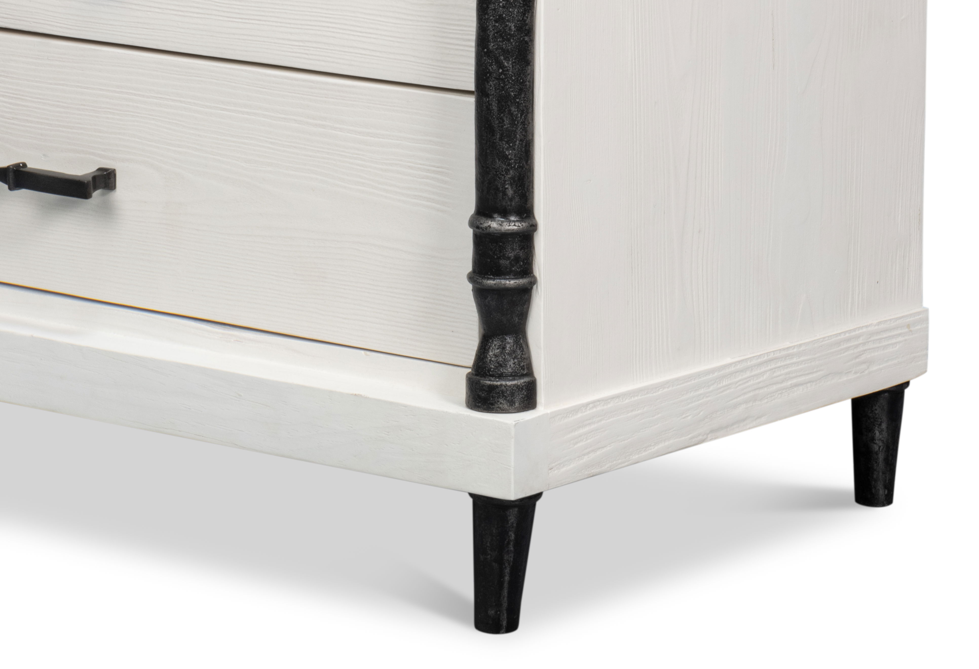 Elegance Nightstand, by Sarreid, 34" length x 18" width x 28" height View 8