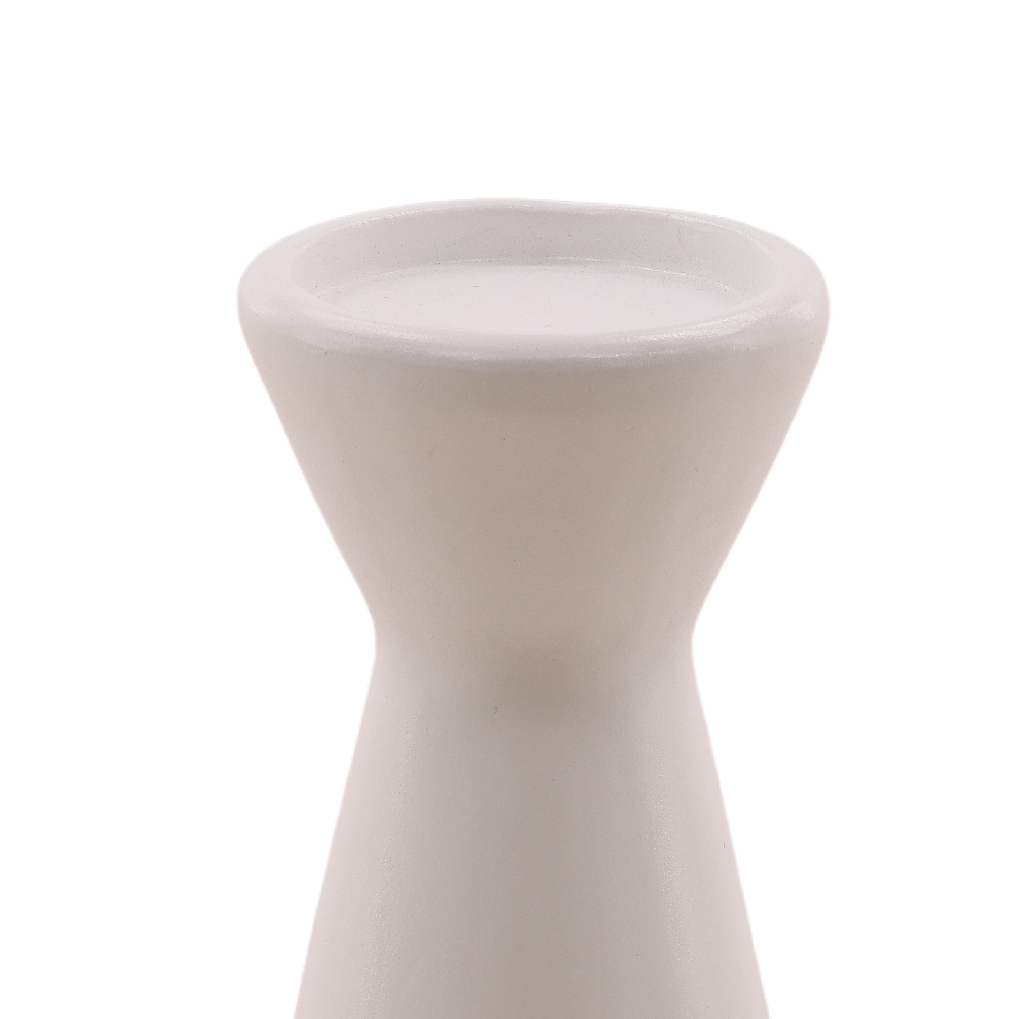 Ula Outdoor Candle Holder White Small large image 