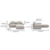 Rosello Nook Modular Sectional Light Grey thumbnail 6