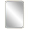 Crofton Lighted Brass Vanity Mirror, by Uttermost, 1'10.25" width x 2'8.25" height x 2.12" depth thumbnail 6