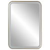 Crofton Lighted Brass Vanity Mirror, by Uttermost, 22.25" width x 32.25" height x 2.12" depth thumbnail 6