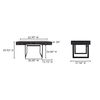 Mako Desk Black, by Moe's Home, 62.99" width x 29.92" height x 27.56" depth thumbnail 10