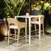 Kavali Outdoor Wicker Barstool, Outdoor Stool by Uttermost, 1'11" width x 3'6" height x 2'1.75" depth thumbnail 2