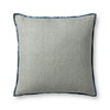 Jean Stoffer x Loloi Blue Pillow, Decorative Pillow, 22" length x 22" width thumbnail 1