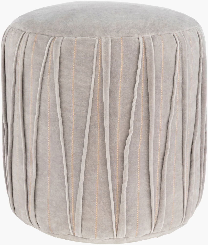 Vela Pouf, Ottoman by Surya, 18" width x 18" height