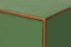 Gideon Shagreen Side Table  Watercress, by Sarreid, 1'6" length x 1'10" width x 2' height thumbnail 6