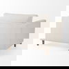 Loretta  Cream Fabric Chair with Two Bolster Cushions thumbnail 7