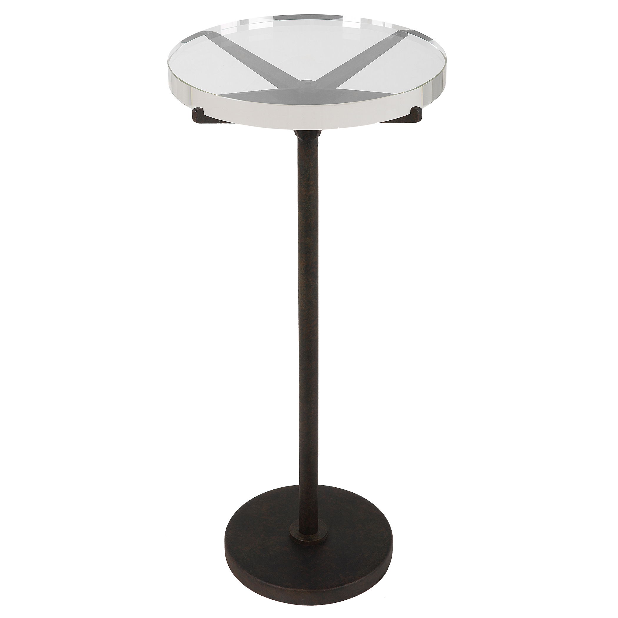 Forge Industrial Accent Table large image 