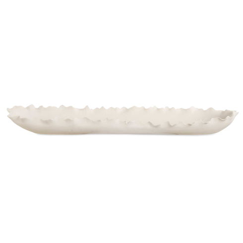 Ripple Crest White Bowl