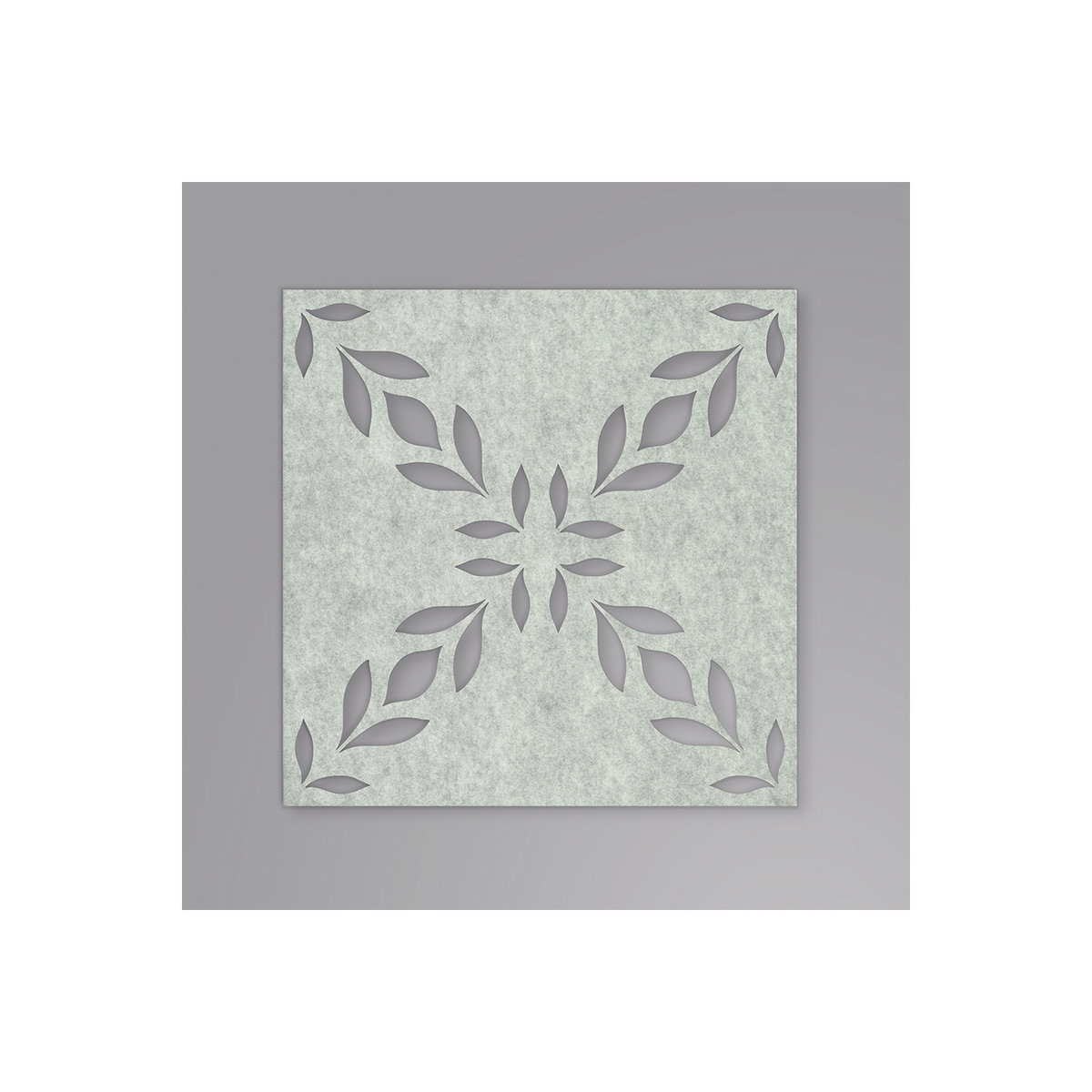 Botanical Trellis White Peel & Stick Tiles, by York Wall, 1'1.2" length x 1'1" width x 0.02" depth