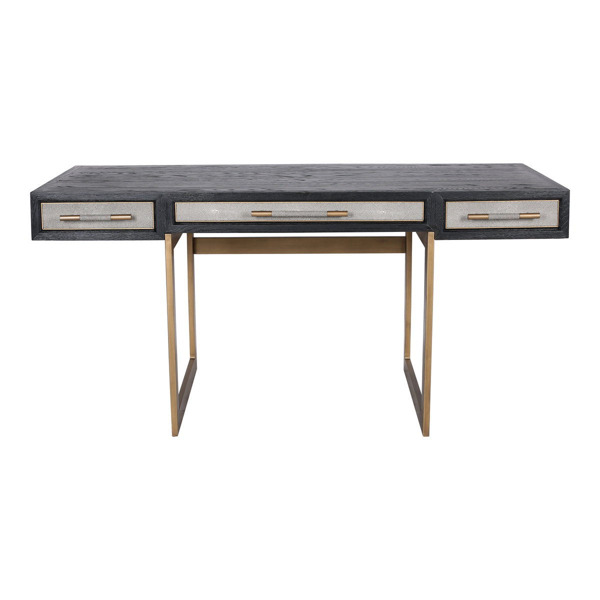 Mako Desk Grey, by Moe's Home, 63" width x 30" height x 27.5" depth View 1