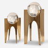 Ellianna Crystal Spheres Set/2, by Uttermost, 7.12" width x 1'3.62" height x 7.12" depth thumbnail 1