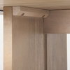 Aida 84'L x 42'W Rectangular Dining Table | Modern | Light Brown Wood | Seats 8, by Mercana, 84" length x 42" width x 30" height thumbnail 11