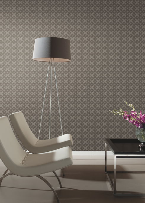 Trellis a Go Black Wallpaper