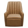 Bowie Swivel Chair Tan Leather thumbnail 0