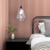 Silk Weave Stripe Coral Wallpaper thumbnail 2